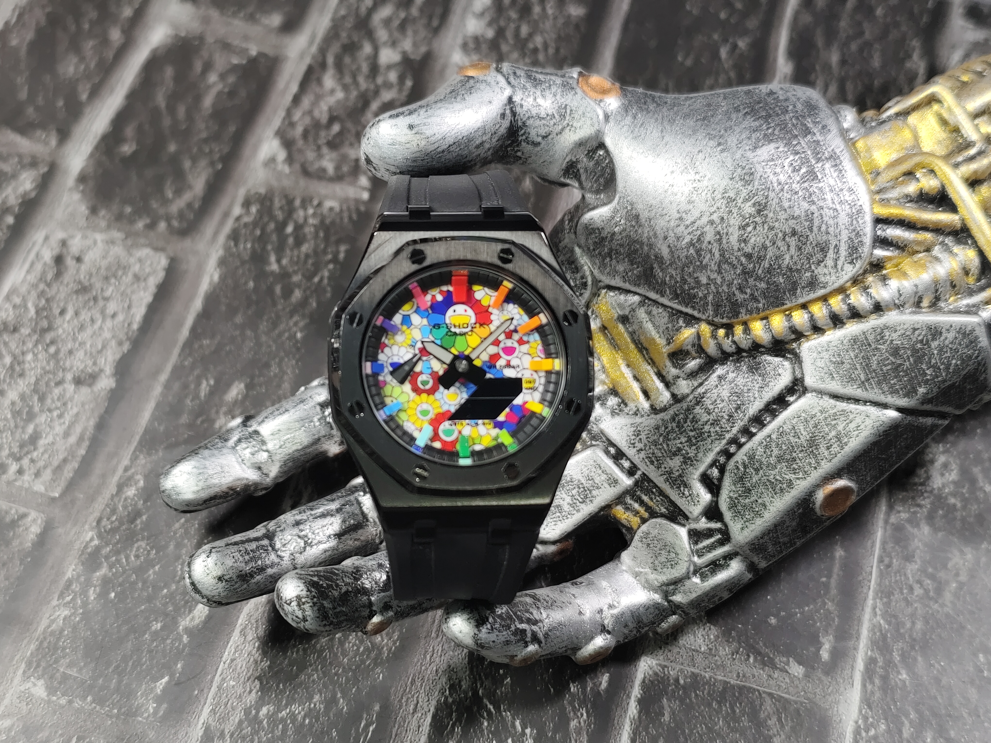 GA2100 Murakami Black Detail