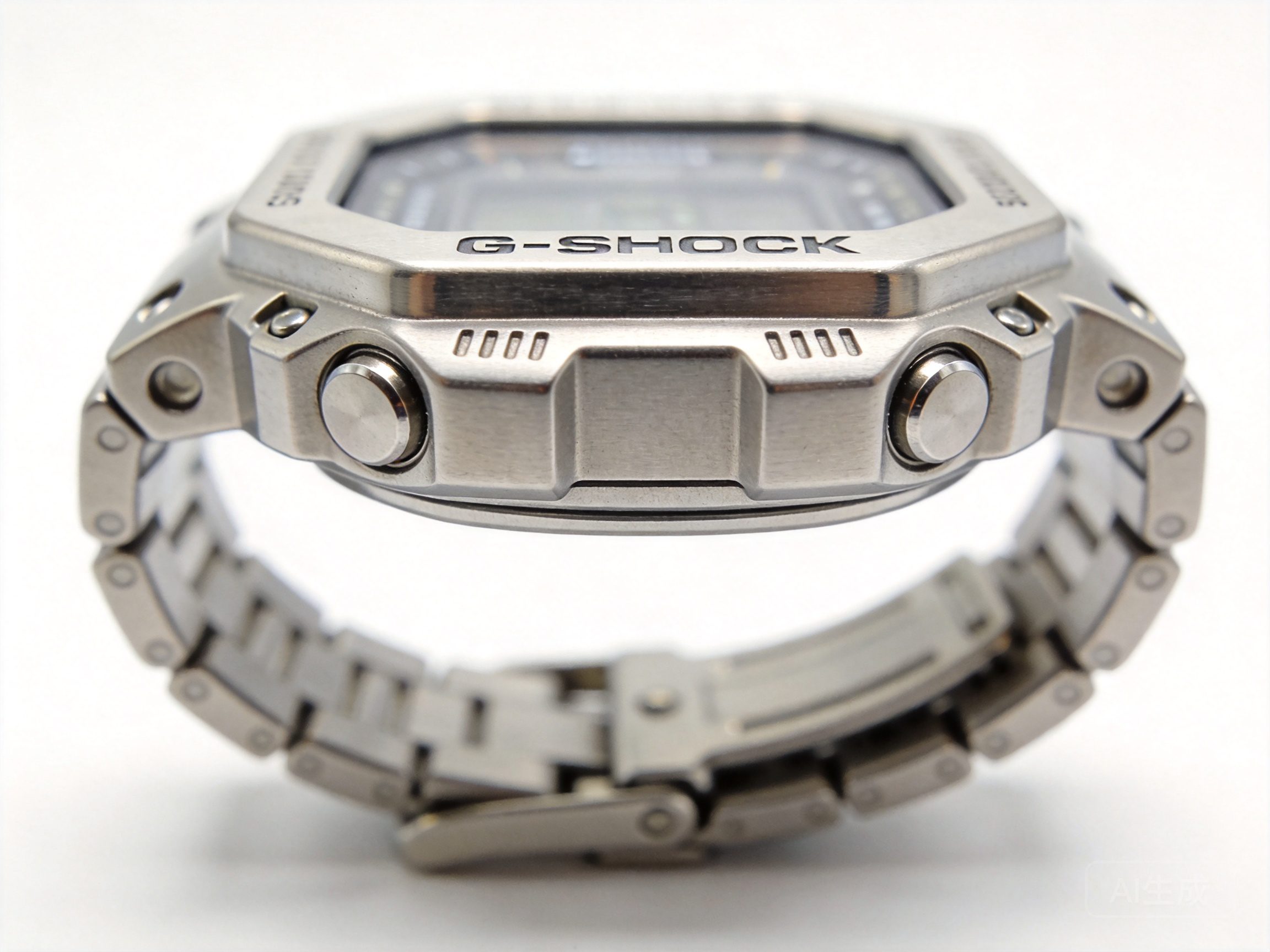 DW-5600 G-Shock with custom metal case modification