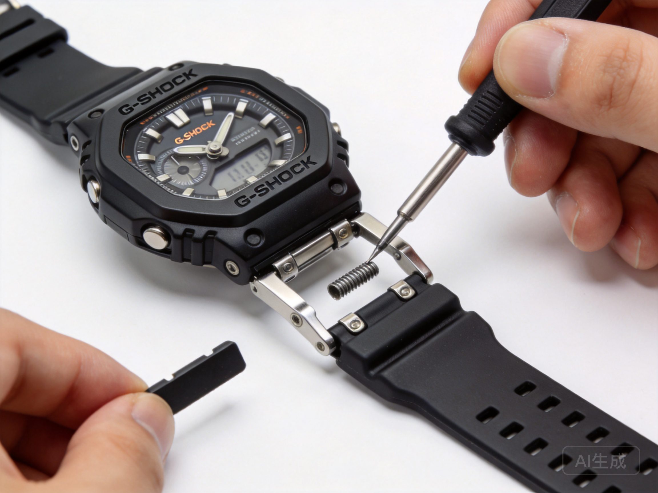 How to safely remove original G-Shock strap