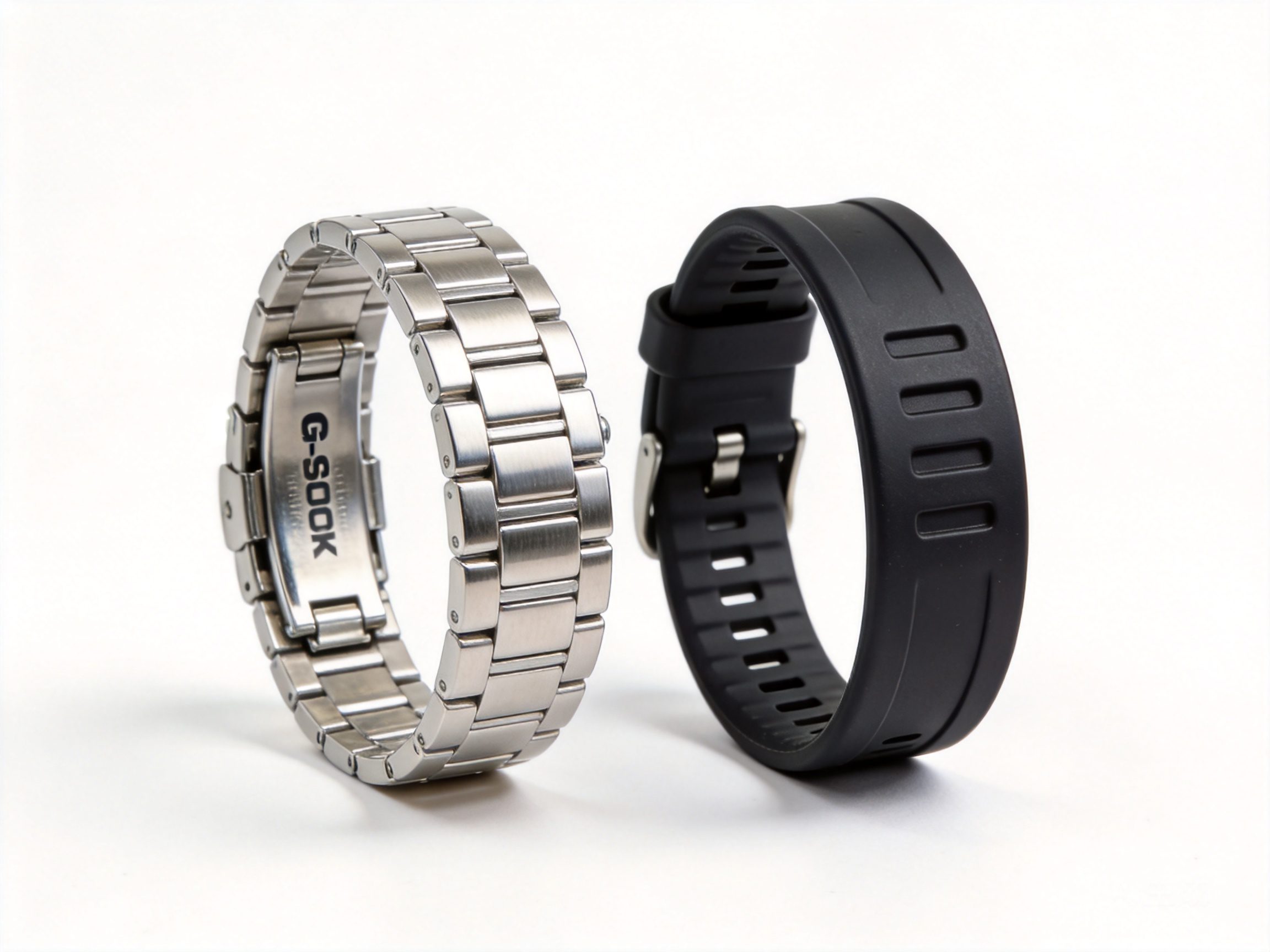 Steel watch strap versus rubber strap comparison for G-Shock