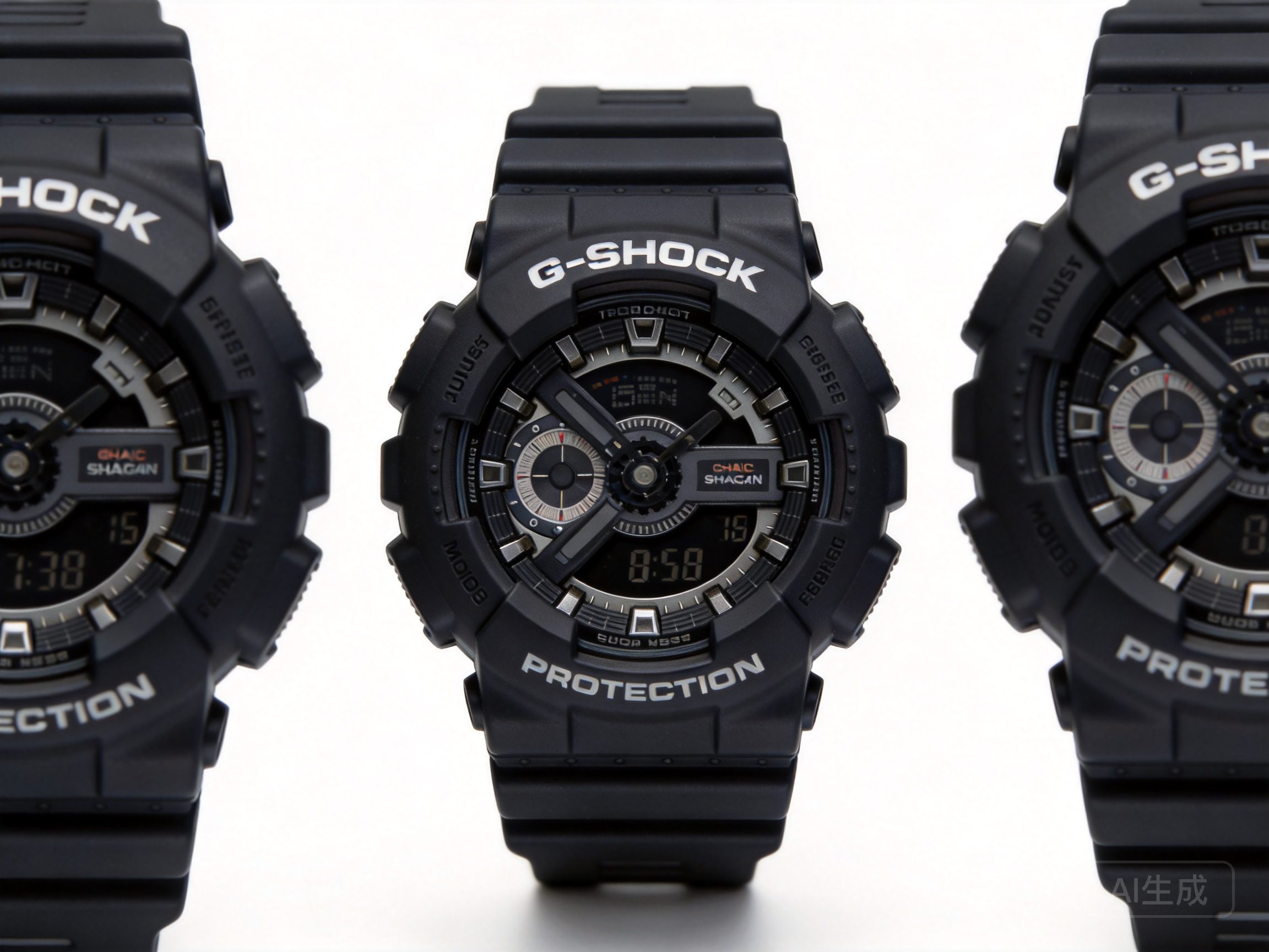 G-Shock with rubber strap comfortable daily wear