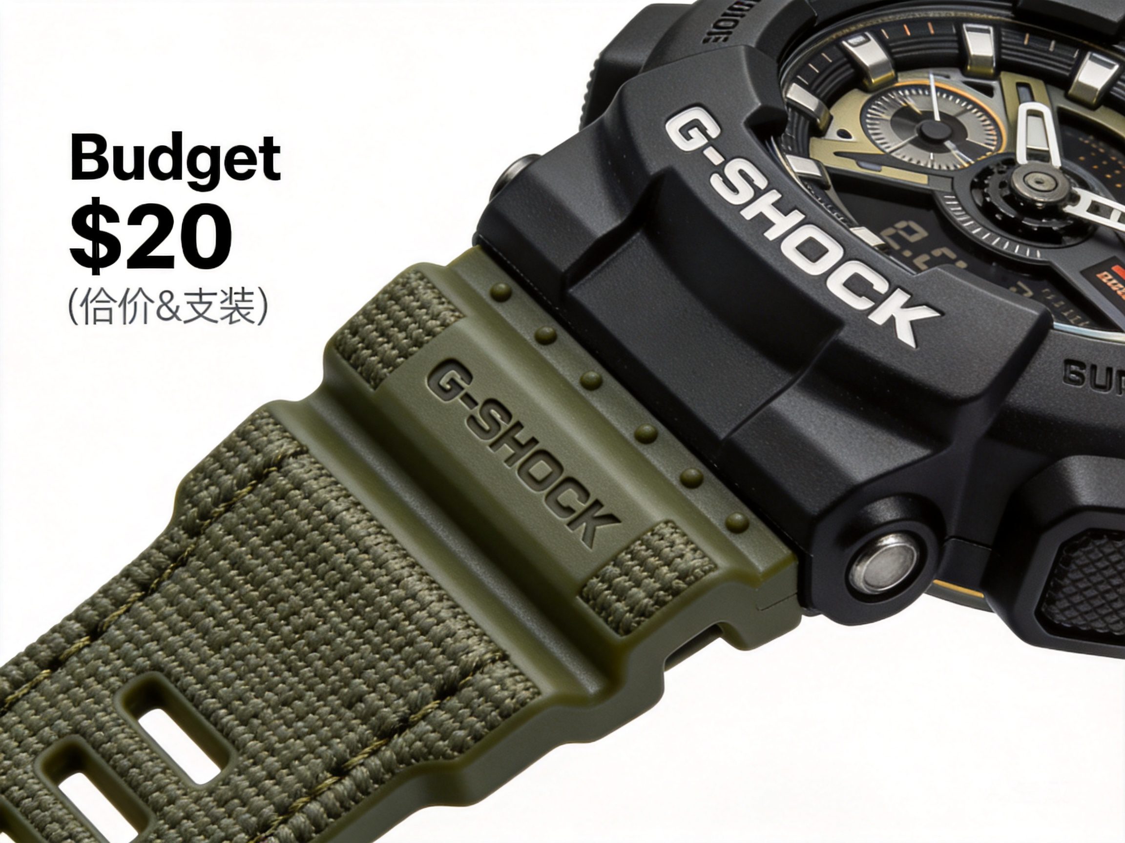 G-Shock transformation with budget strap upgrade from $20