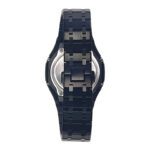 Hero Ga2100 Black Bracelet Black Bezel Green Purple Dial