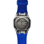 Hero Ga2100 Blue Rubber Clear Case Black Dial