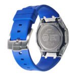 Hero Ga2100 Blue Rubber Clear Case Black Dial V2