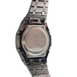 Hero Ga2100 Silver Bracelet White Dial Purple Accent
