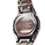 Hero Ga2100 Purple Diamond Bezel Black Dial Silver Bracelet