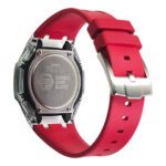 Hero Ga2100 Red Rubber Clear Case Red Dial V2