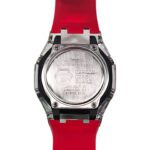Hero Ga2100 Red Rubber Clear Case Red Dial V2