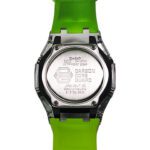 Hero Ga2100 Lime Green Rubber Clear Case Black Dial