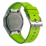 Hero Ga2100 Lime Green Rubber Clear Case Black Dial