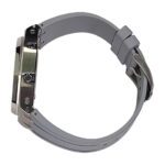 Hero Ga2100 Smoky Gray Rubber Silver Bezel Black Dial