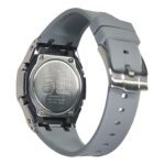 Hero Ga2100 Smoky Gray Rubber Silver Bezel Black Dial V2