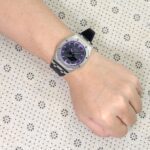 Hero Ga2100 Purple Accent Black Rubber Silver Bezel V2