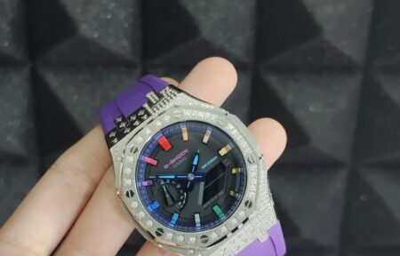 Hero Ga2100 Star Diamond Rock Rainbow Black Rubber