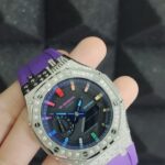 Hero Ga2100 Star Diamond Rock Rainbow Black Rubber